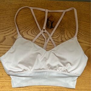 ALO Yoga Lavish Bra in Pink quartz size S